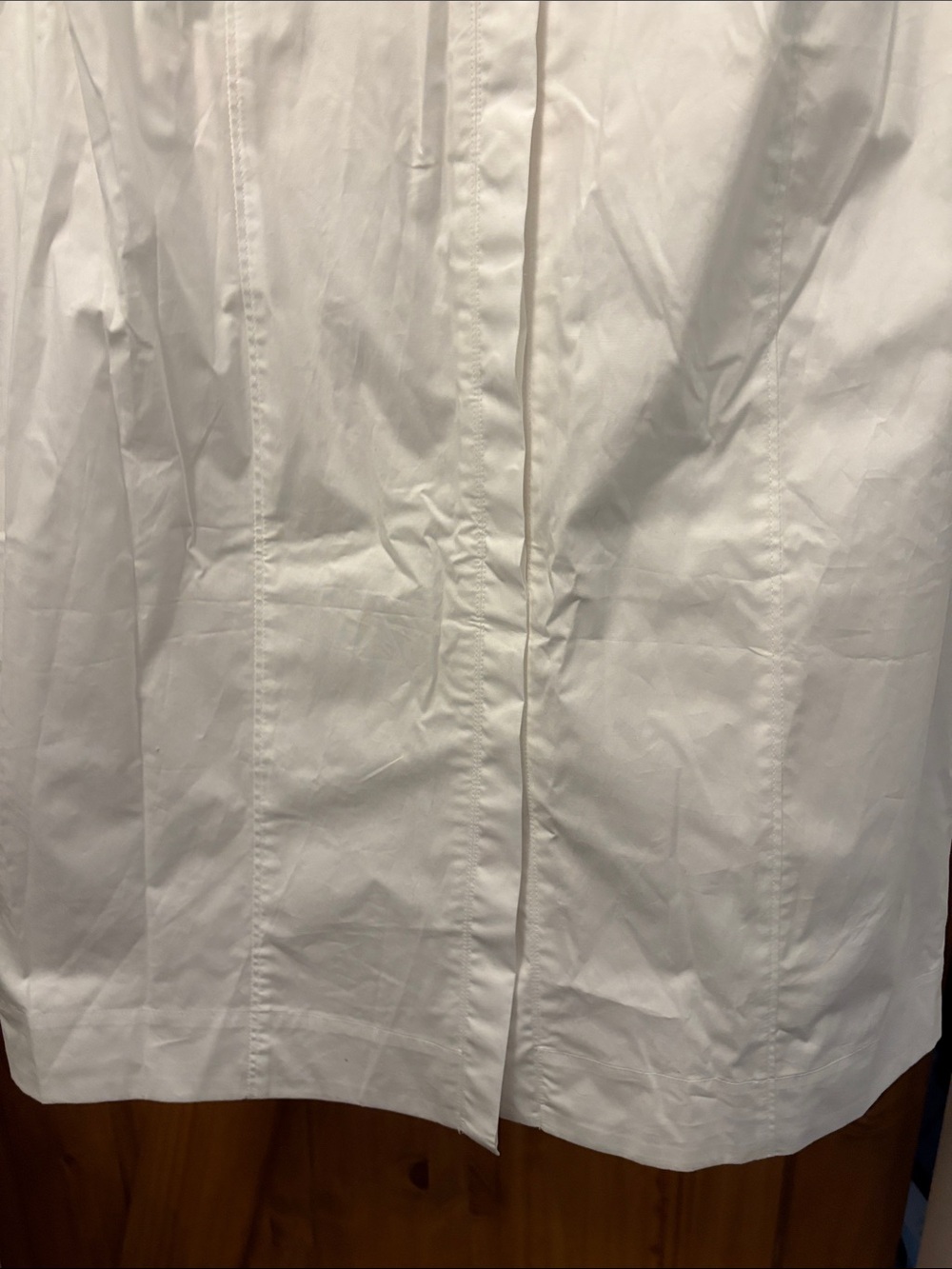 Derek Lam 10 Crosby Poplin Runched Midi Sleeveless Shirtdress Soft white SZ 8 - Picture 2 of 9